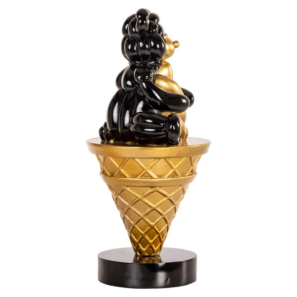 Deco object Harly (Black/gold) - Afbeelding 3