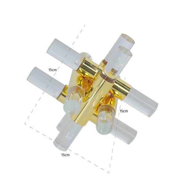 Deco object Raniya (Gold) - Afbeelding 2