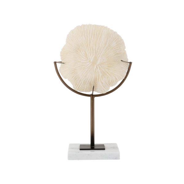 Faux koraal Jada op standaard (White) - Afbeelding 2