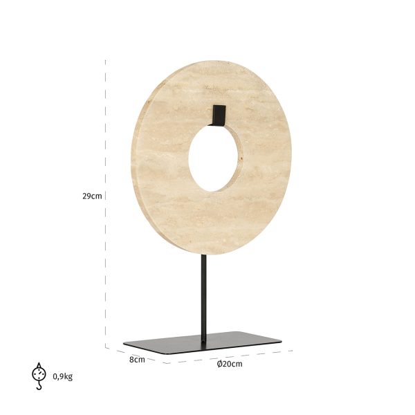 Decoratieve standaard Manou klein (Beige) - Afbeelding 4