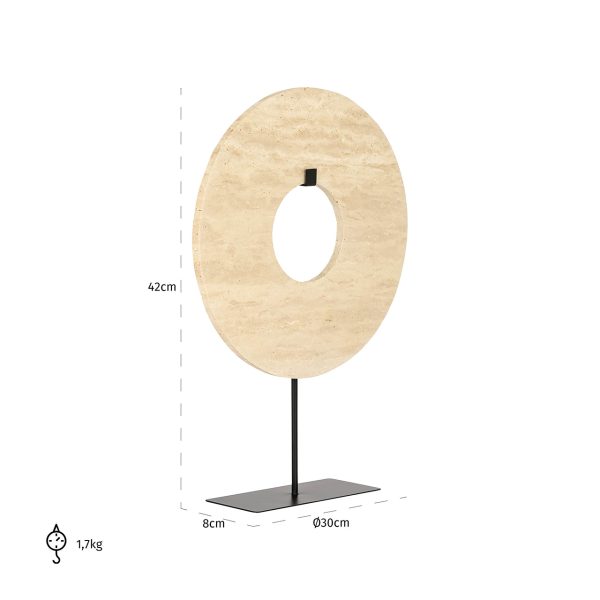 Decoratieve standaard Manou groot (Beige) - Afbeelding 4