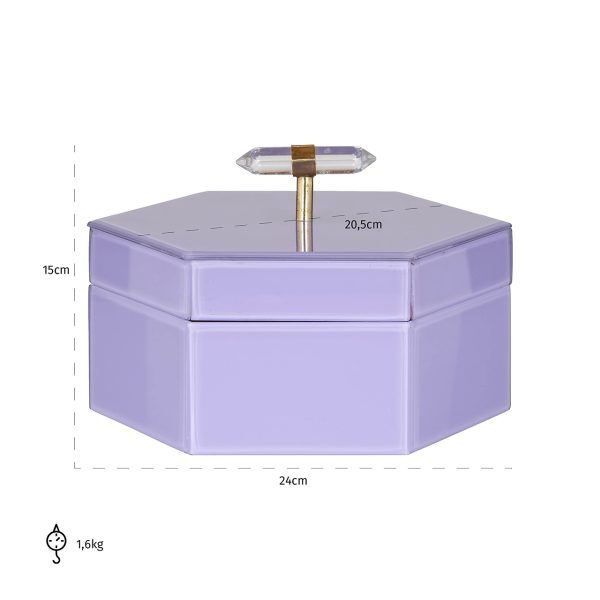 Opbergbox Jutta groot (Purple) - Afbeelding 5