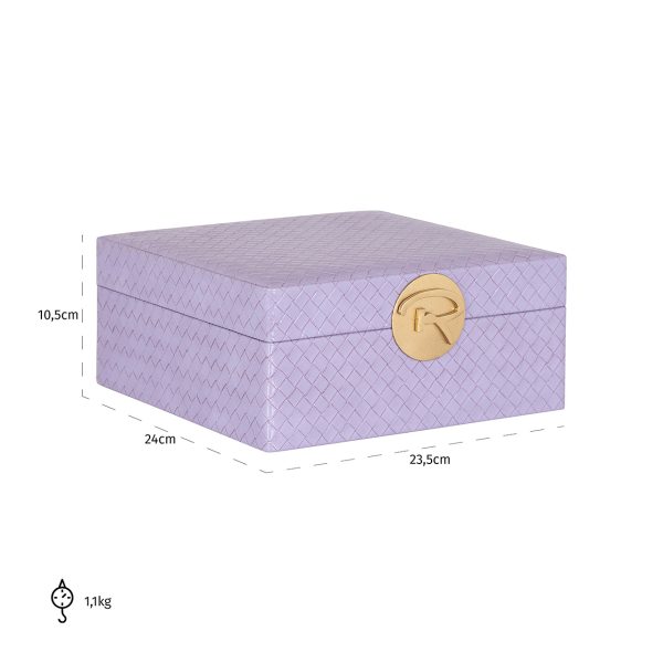 Sieradendoos Joelle groot (Purple) - Afbeelding 5