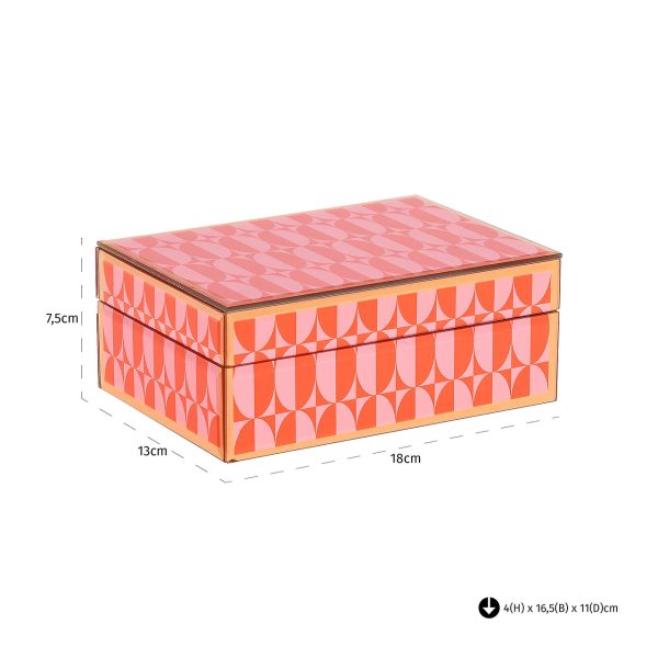 Opbergbox Abba klein (Pink) - Afbeelding 5