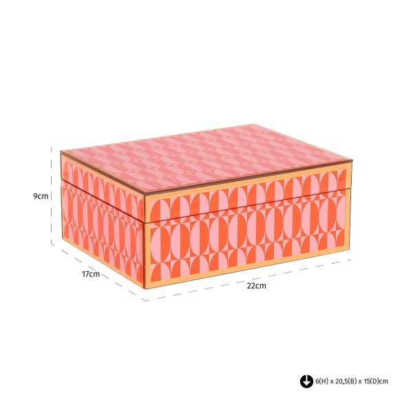 Opbergbox Abba groot (Pink) - Afbeelding 4