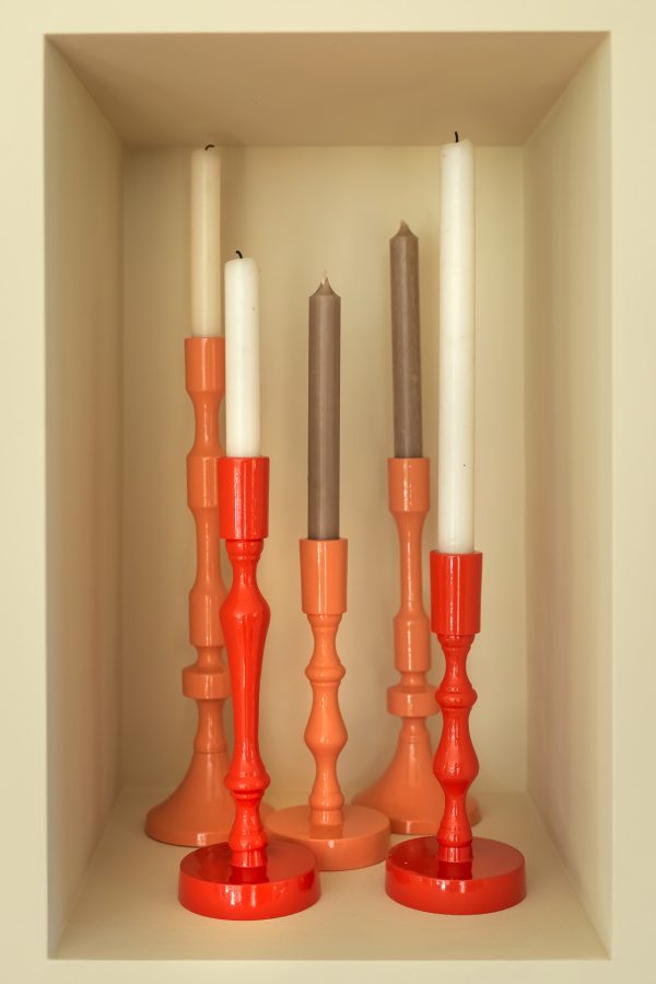 Kandelaar Kyra groot (Pink) - Afbeelding 4