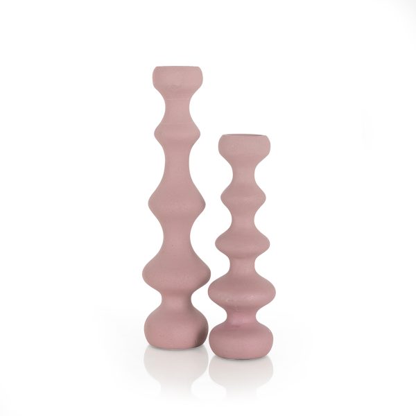 Kandelaar Bijou klein (Pink) - Afbeelding 3