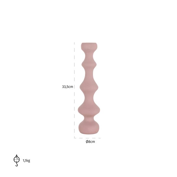 Kandelaar Bijou groot (Pink) - Afbeelding 2