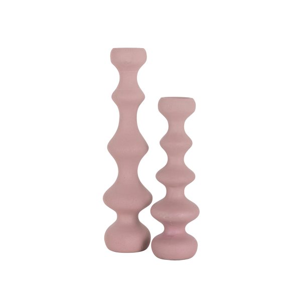 Kandelaar Bijou groot (Pink) - Afbeelding 3