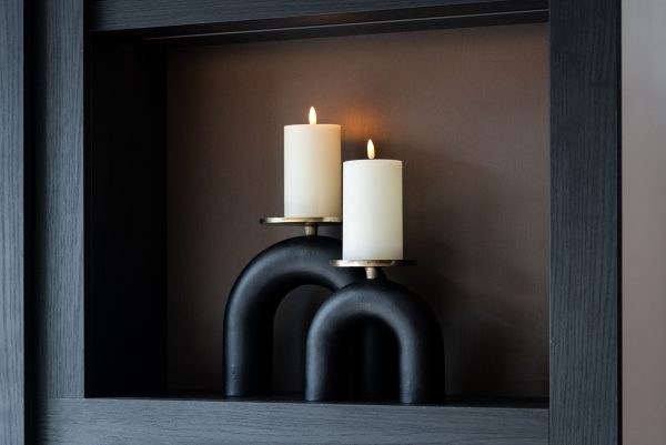 Kandelaar Livi klein (Black/gold) - Afbeelding 7