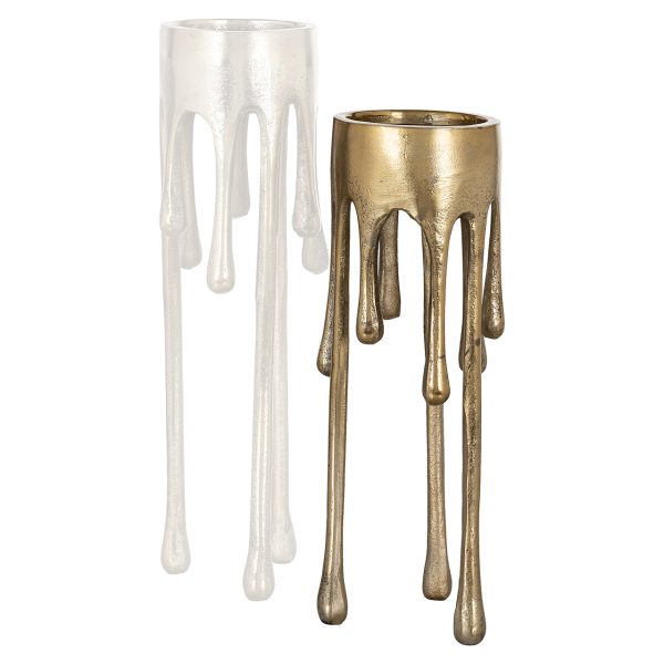 Kandelaar Lorin klein (Brushed Gold) - Afbeelding 4