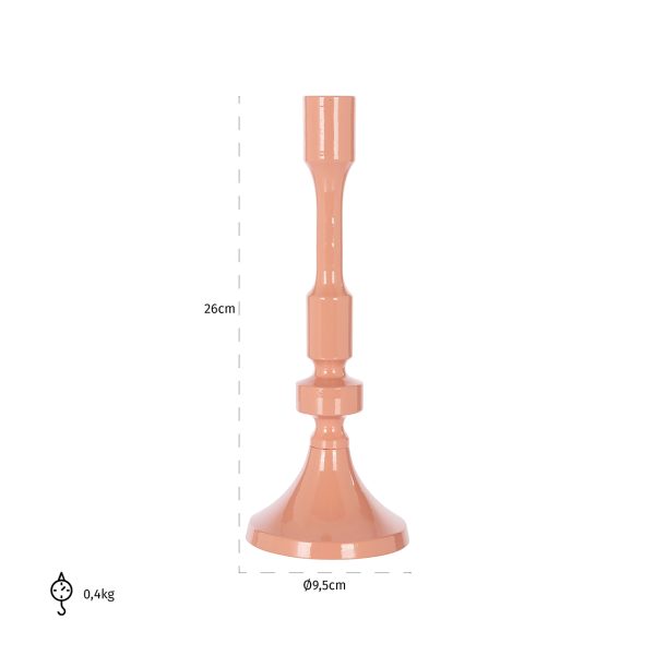 Kandelaar Kyra klein (Pink) - Afbeelding 2