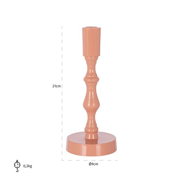 Kandelaar Raf klein (Pink) - Afbeelding 2