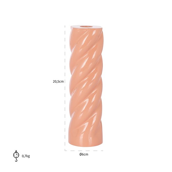 Kandelaar Suzy groot (Pink) - Afbeelding 2
