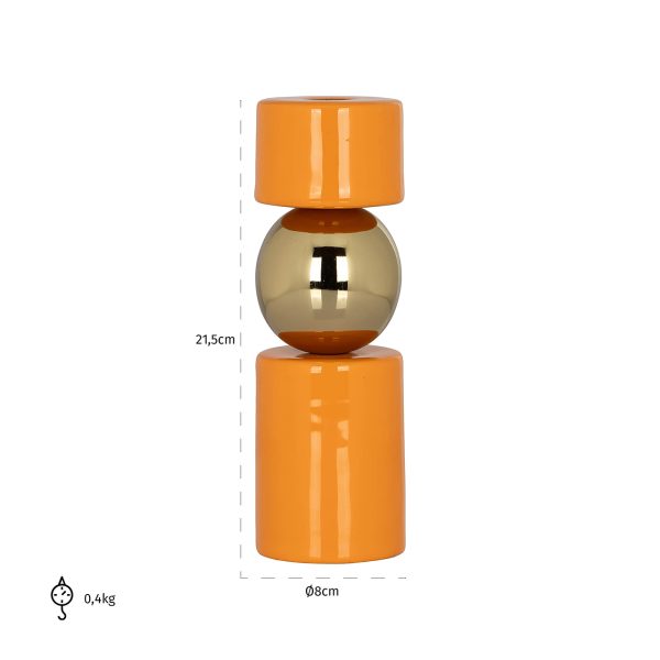 Kandelaar Kira (Orange) - Afbeelding 2