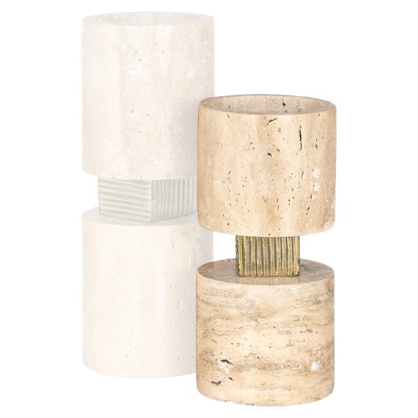 Kandelaar Boaz klein (Beige) - Afbeelding 4