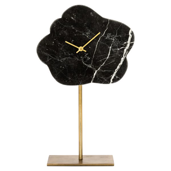 Klok Bram met standaard (Black/gold) - Afbeelding 2