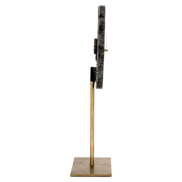 Klok Bram met standaard (Black/gold) - Afbeelding 3