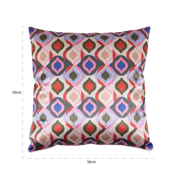 Kussen Mayra 50x50 (Monaco DSN 23047 Freedom 30 - 3011 Coral) - Afbeelding 2