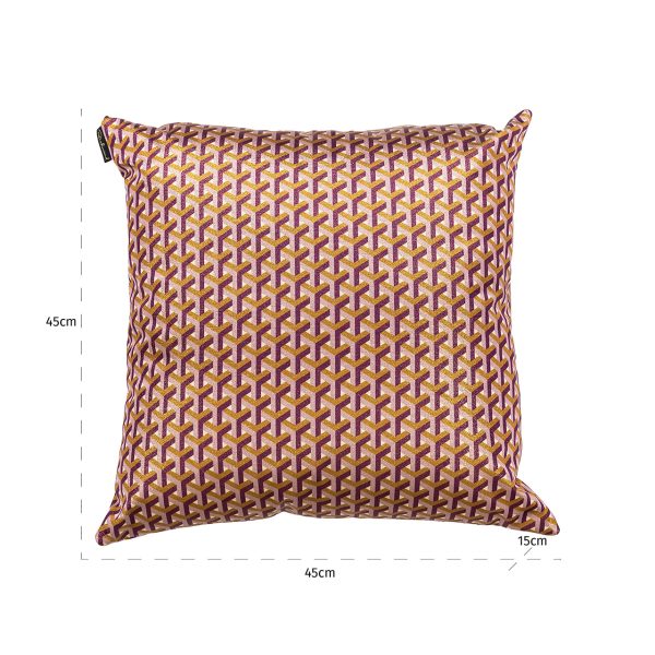 Kussen Pommelin 50x50 (Architect 0787 Dustypink Donna BT24508) - Afbeelding 2
