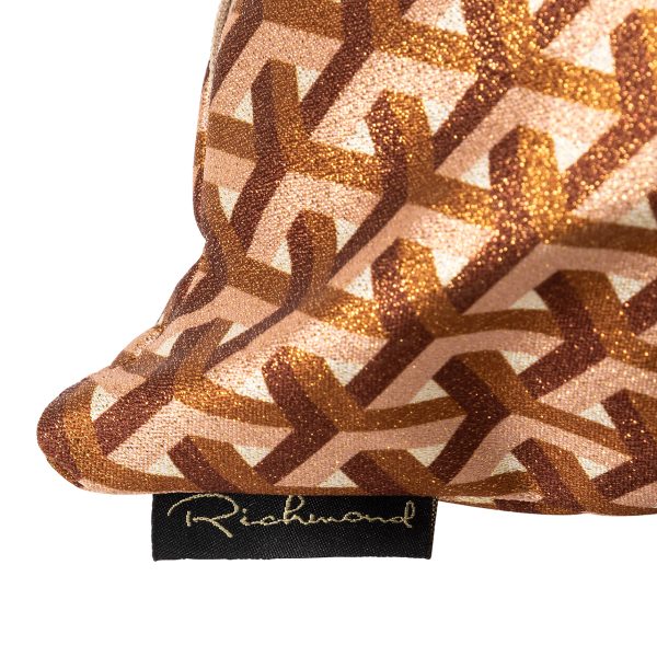Kussen Phyllisia 50x50 (Geo Shape 3575 Brique Donna BT24004) - Afbeelding 2