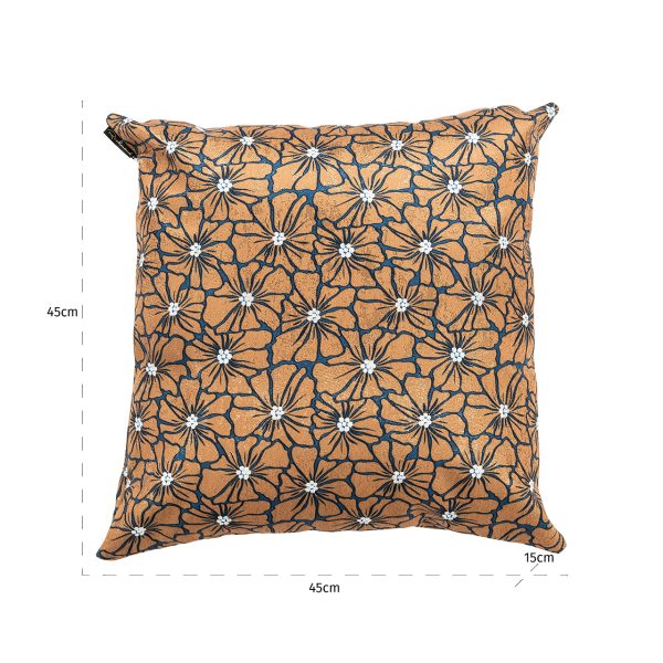 Kussen Valery 50x50 (Blooms 8023 Camel Lynn BT23127) - Afbeelding 3