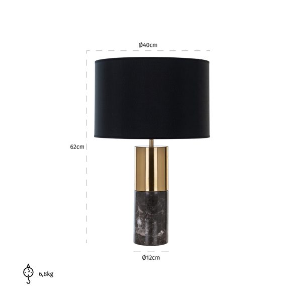 Tafellamp Nyo (Black) - Afbeelding 2