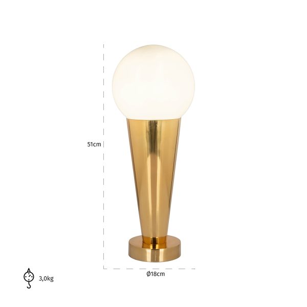 Tafellamp Cone (Gold) - Afbeelding 2