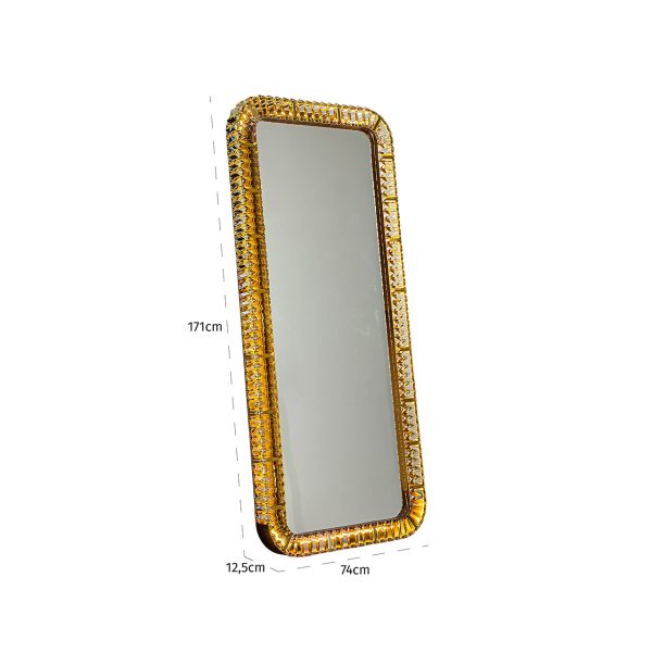 Vloerlamp spiegel Kahlo (Bronze) - Afbeelding 2