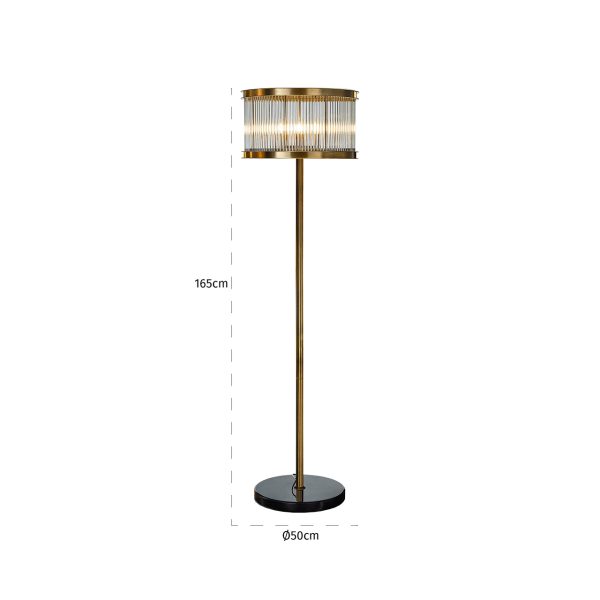 Vloerlamp Nadine (Bronze) - Afbeelding 2