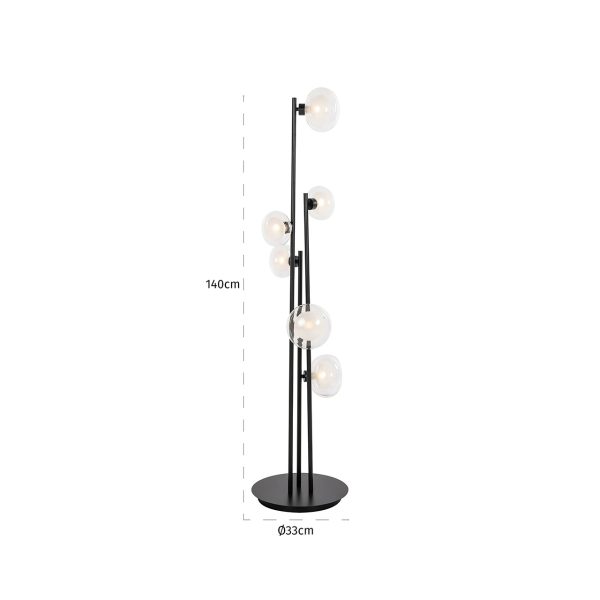 Vloerlamp Luva zwart (Black) - Afbeelding 2