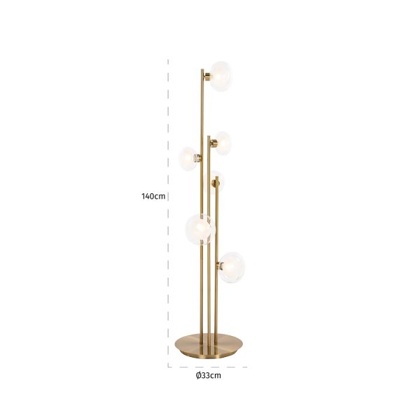 Vloerlamp Luva brass (Brushed Gold) - Afbeelding 2