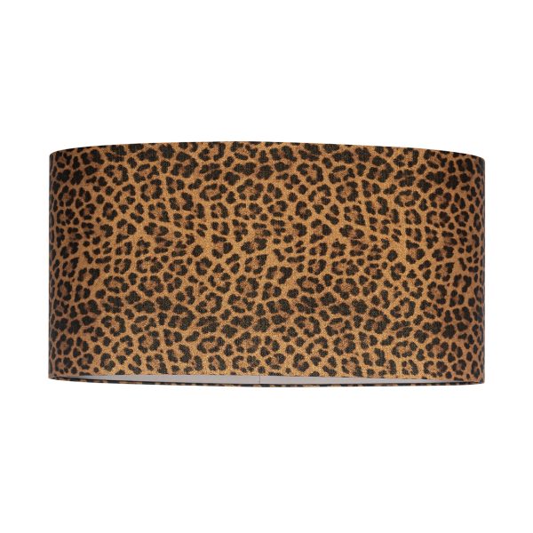 Lampenkap Ollie ovaal (Donna-21056-Ollie 8014 Brown) - Afbeelding 3
