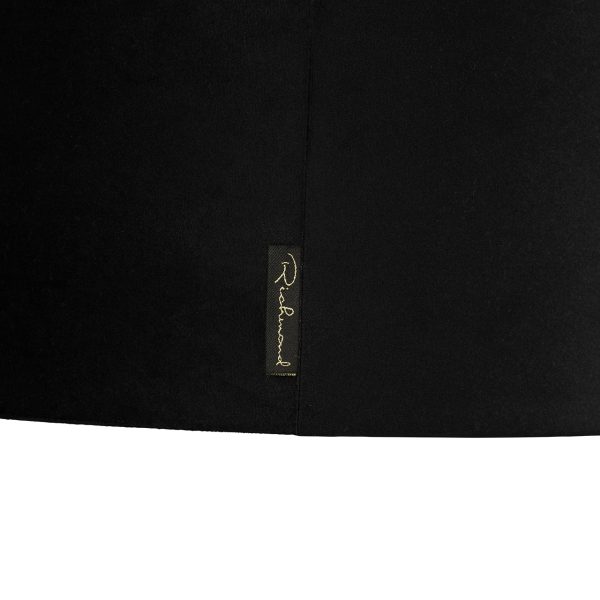 Lampenkap Maddy black velvet, cilinder (Black) - Afbeelding 3