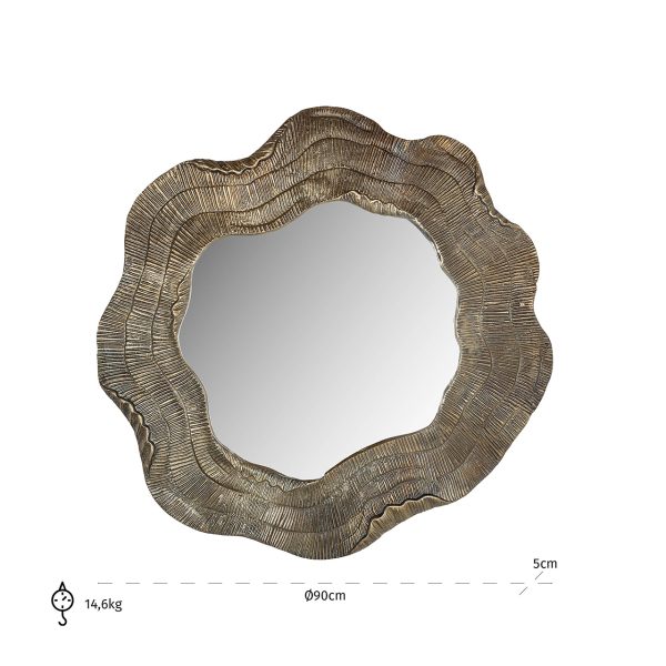 Spiegel Elia (Gold) - Afbeelding 3