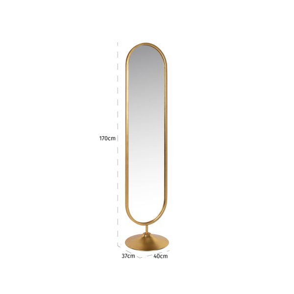 Spiegel Moya op standaard (Gold) - Afbeelding 4