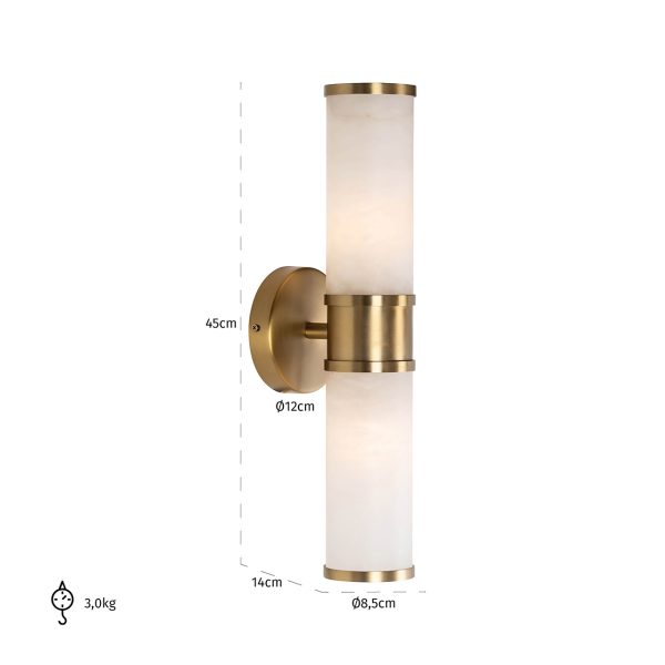 Wandlamp Charlize (Gold) - Afbeelding 3