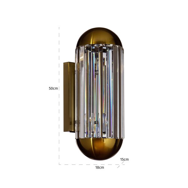 Wandlamp Anja (Bronze) - Afbeelding 2