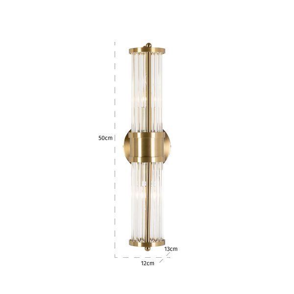 Wandlamp Lyan (Brushed Gold) - Afbeelding 3