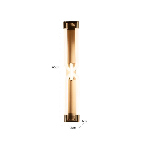 Wandlamp Lysa (Brushed Gold) - Afbeelding 3