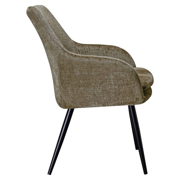 Eetkamerstoel Chrissy stone chenille (Niagara 104 Stone Chenille) - Afbeelding 2