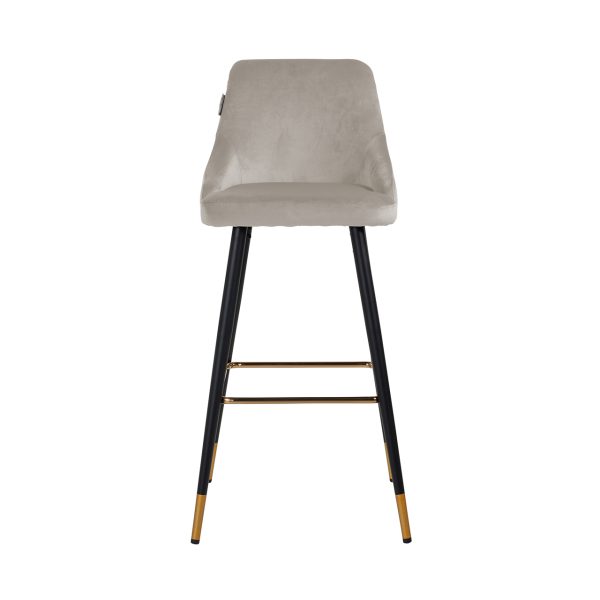 Barstoel Imani khaki velvet (Quartz Khaki 903) - Afbeelding 4