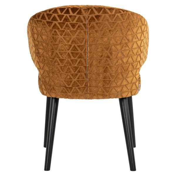 Eetkamerstoel Indigo gold triangle (Triangle 2013 old gold) - Afbeelding 3