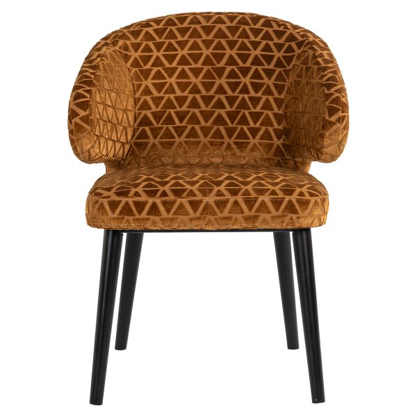 Eetkamerstoel Indigo gold triangle (Triangle 2013 old gold) - Afbeelding 4