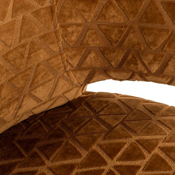 Eetkamerstoel Indigo gold triangle (Triangle 2013 old gold) - Afbeelding 7