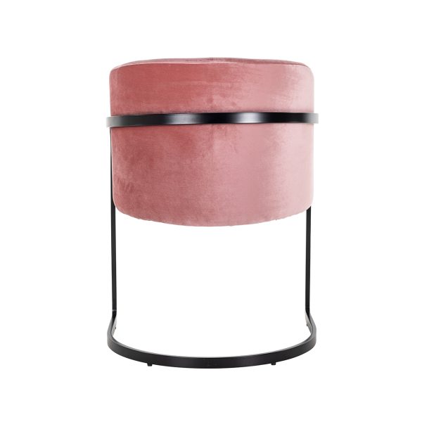 Stoel Chiara blush velvet (Genova 706  Blush) - Afbeelding 3