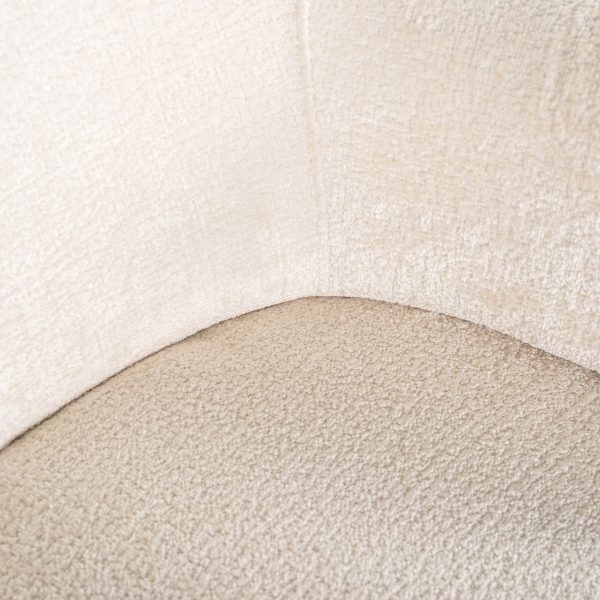 Fauteuil Venus white chenille (Bergen 900 white chenille) - Afbeelding 8