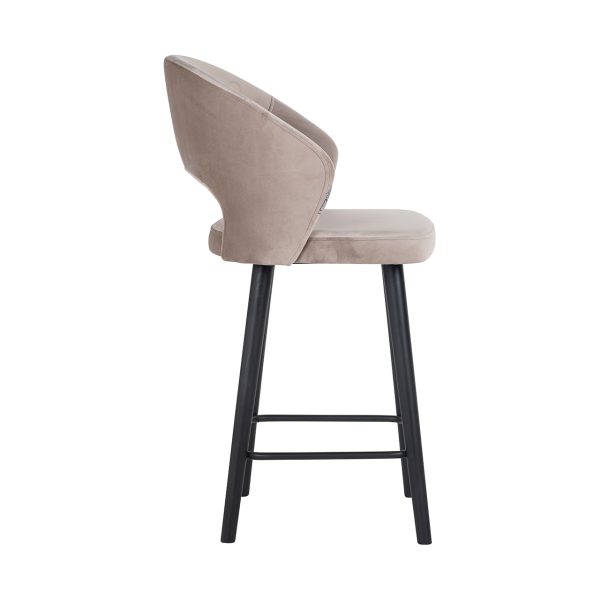 Counterstoel Savoy khaki velvet (Quartz Khaki 903) - Afbeelding 2