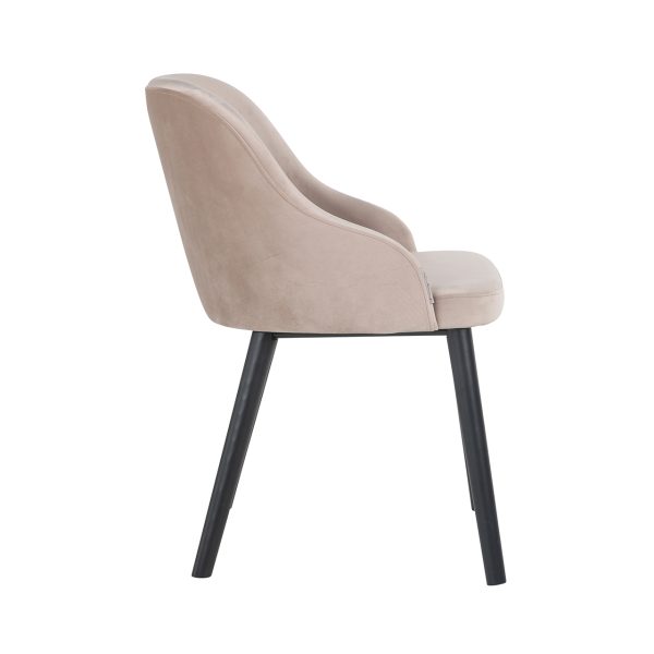 Stoel Twiggy khaki velvet (Quartz Khaki 903) - Afbeelding 2