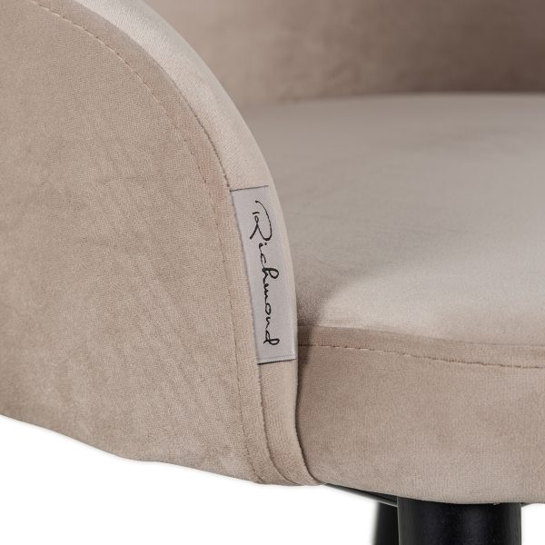 Stoel Twiggy khaki velvet (Quartz Khaki 903) - Afbeelding 6